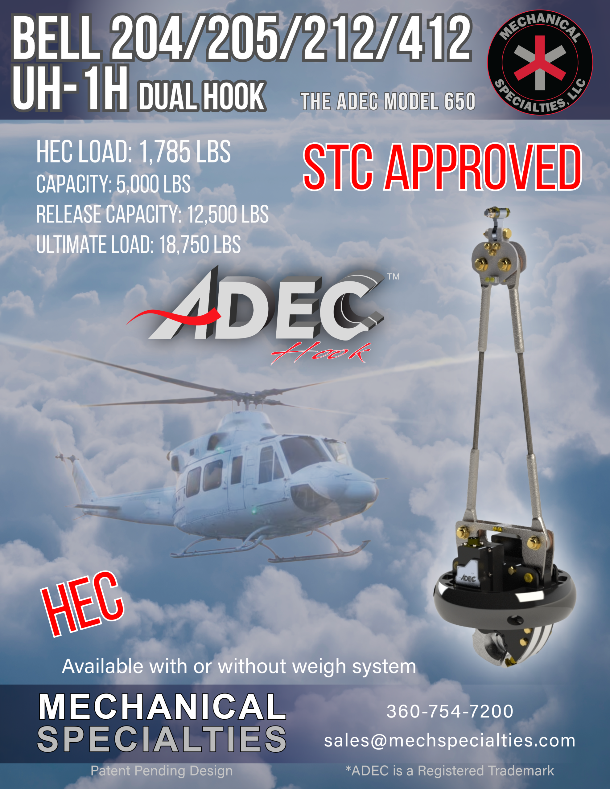 ADEC 650 Flyer STC Approved