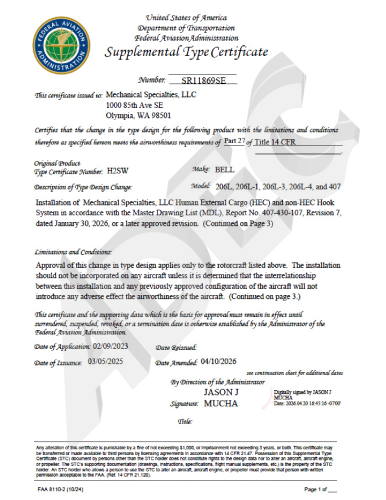 Bell 407STC Poster 2 1